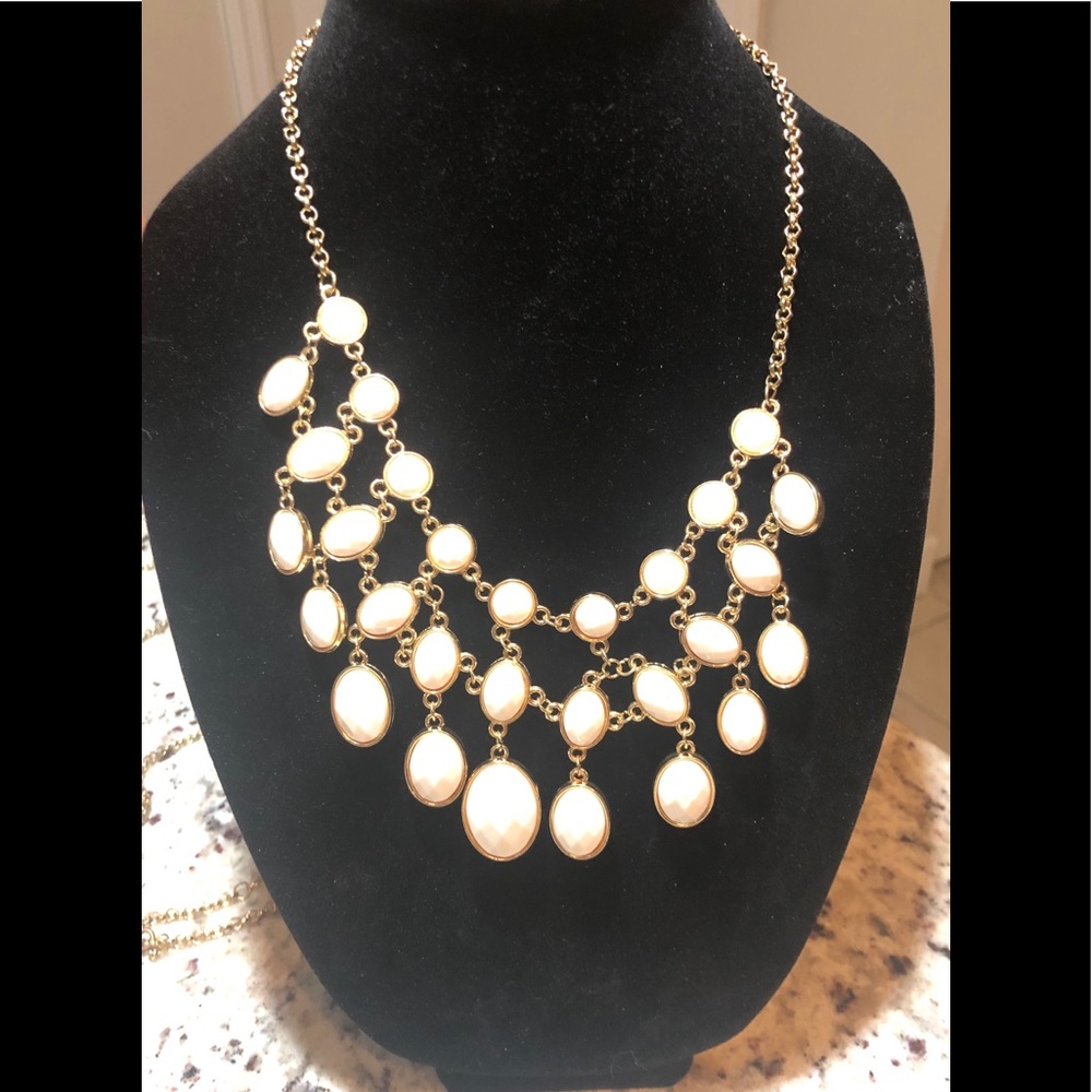 Iman global chic 18 inch reversible bib necklace